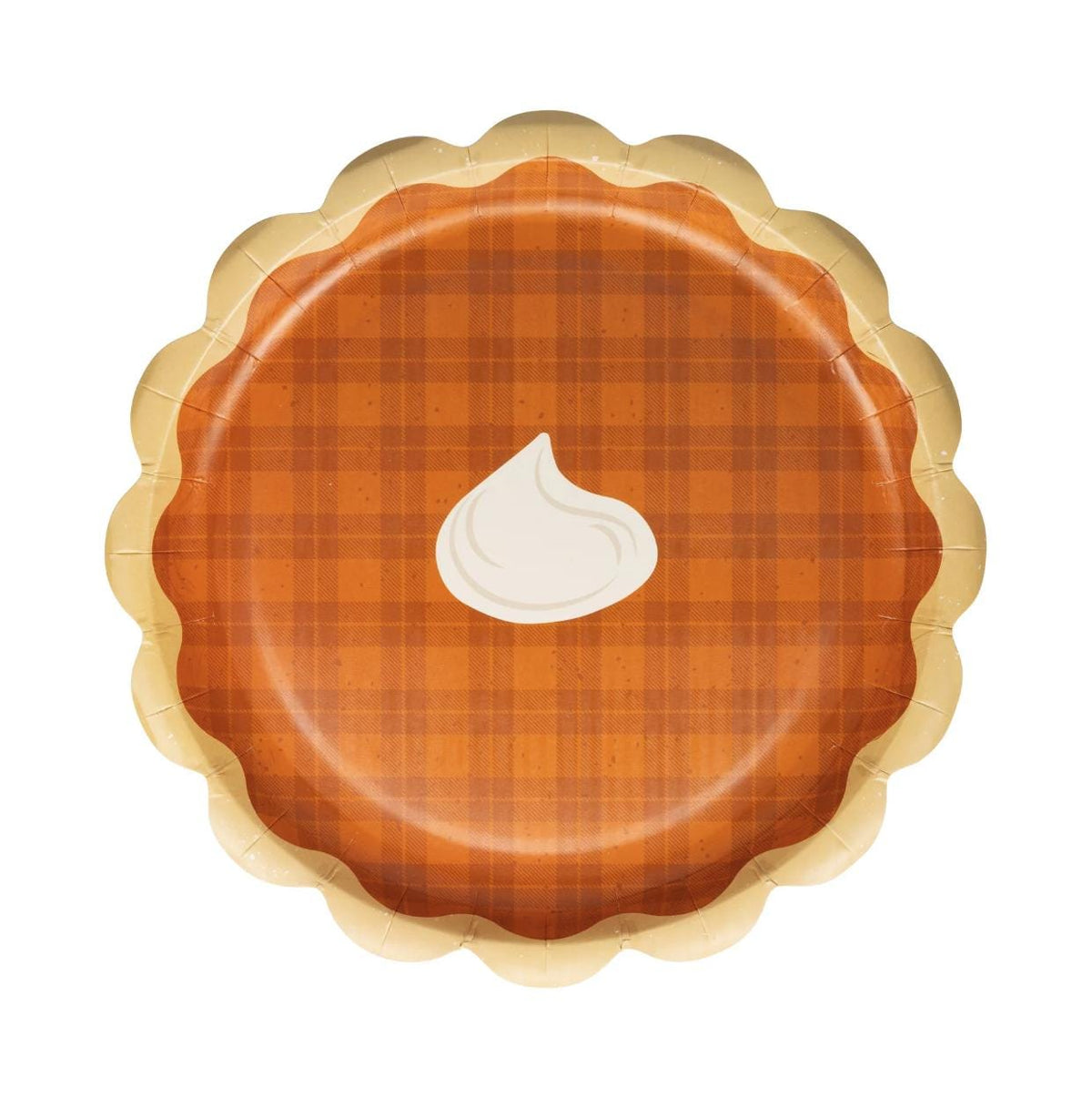 Pumpkin Pie Paper Plates - Stesha Party
