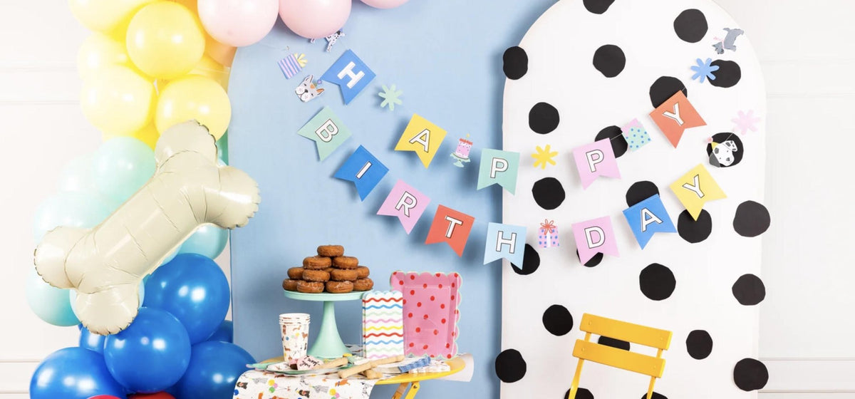 Puppy Birthday Banner - Stesha Party