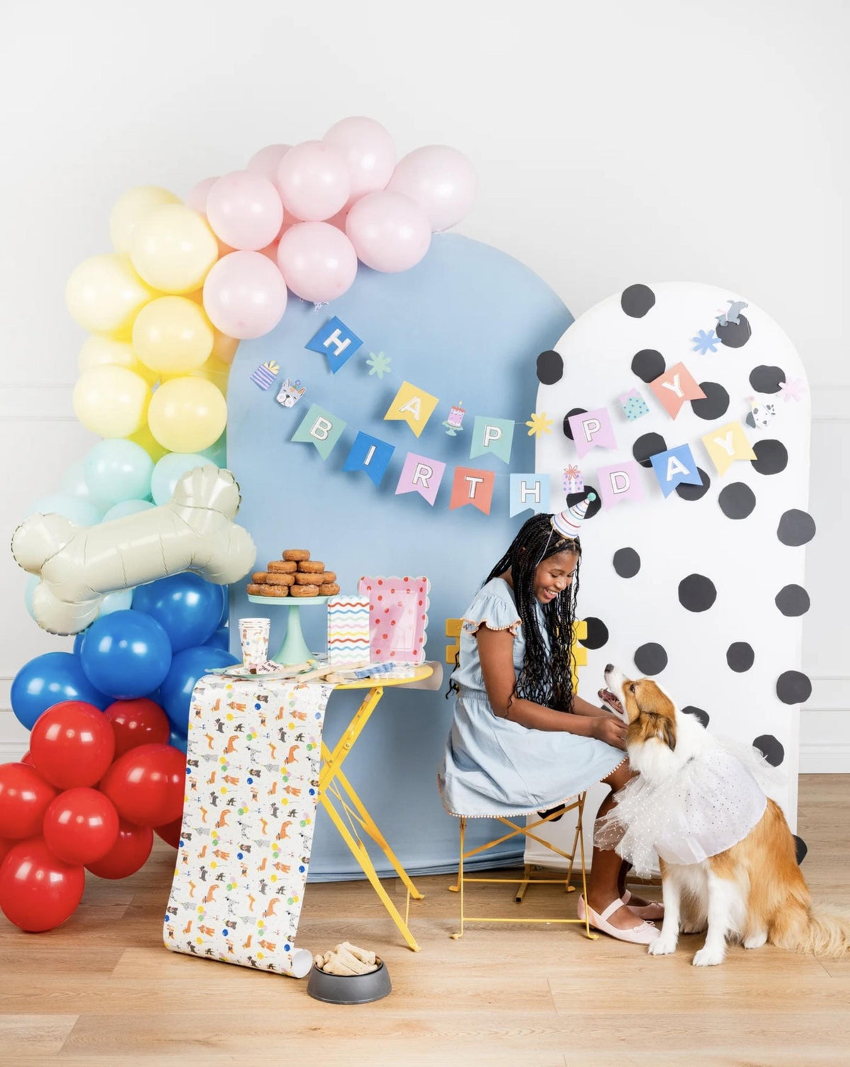 Puppy Birthday Banner - Stesha Party