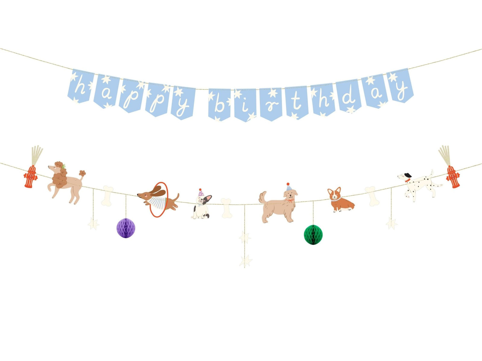 Puppy Birthday Banner 6.8ft - Stesha Party