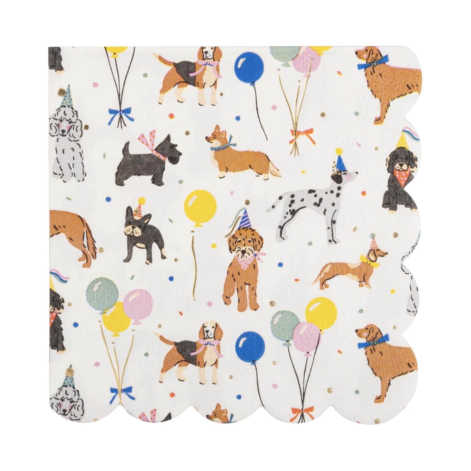 Puppy Birthday Napkins 18ct - Stesha Party