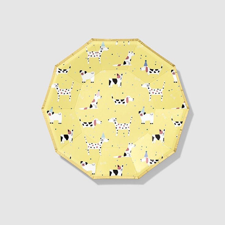 Puppy Party Cake Plates - Stesha Party