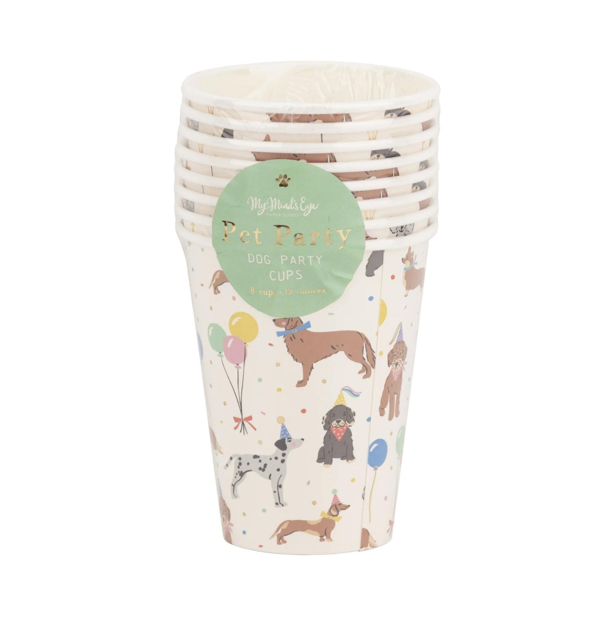 Puppy Party Cups 8ct - Stesha Party