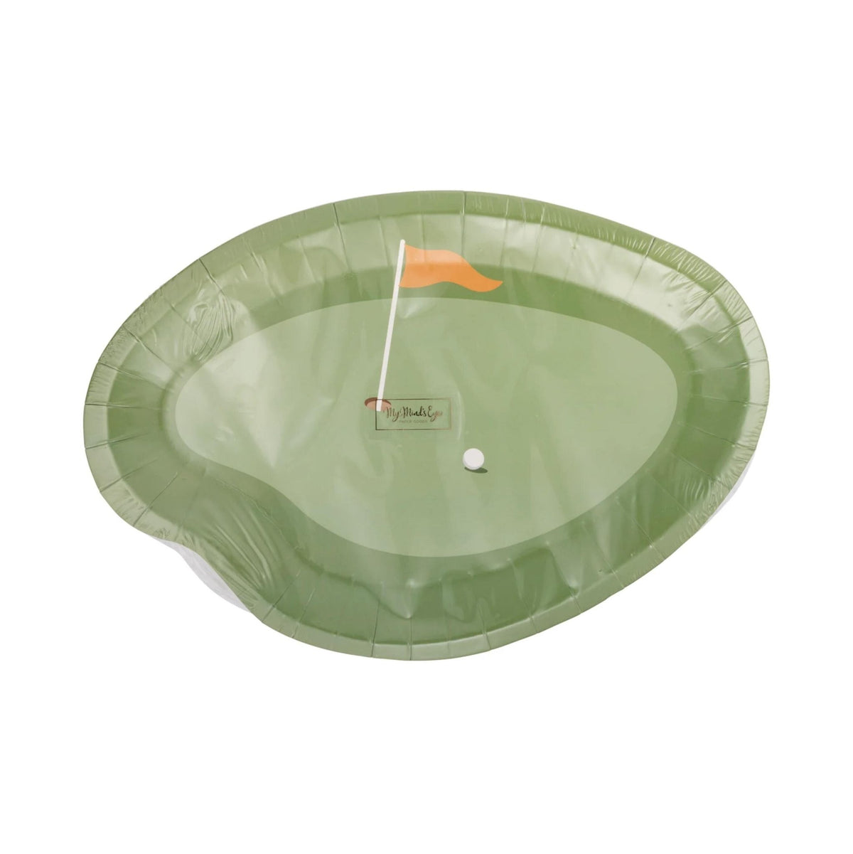 Putting Green Golf Plates 8ct - Stesha Party