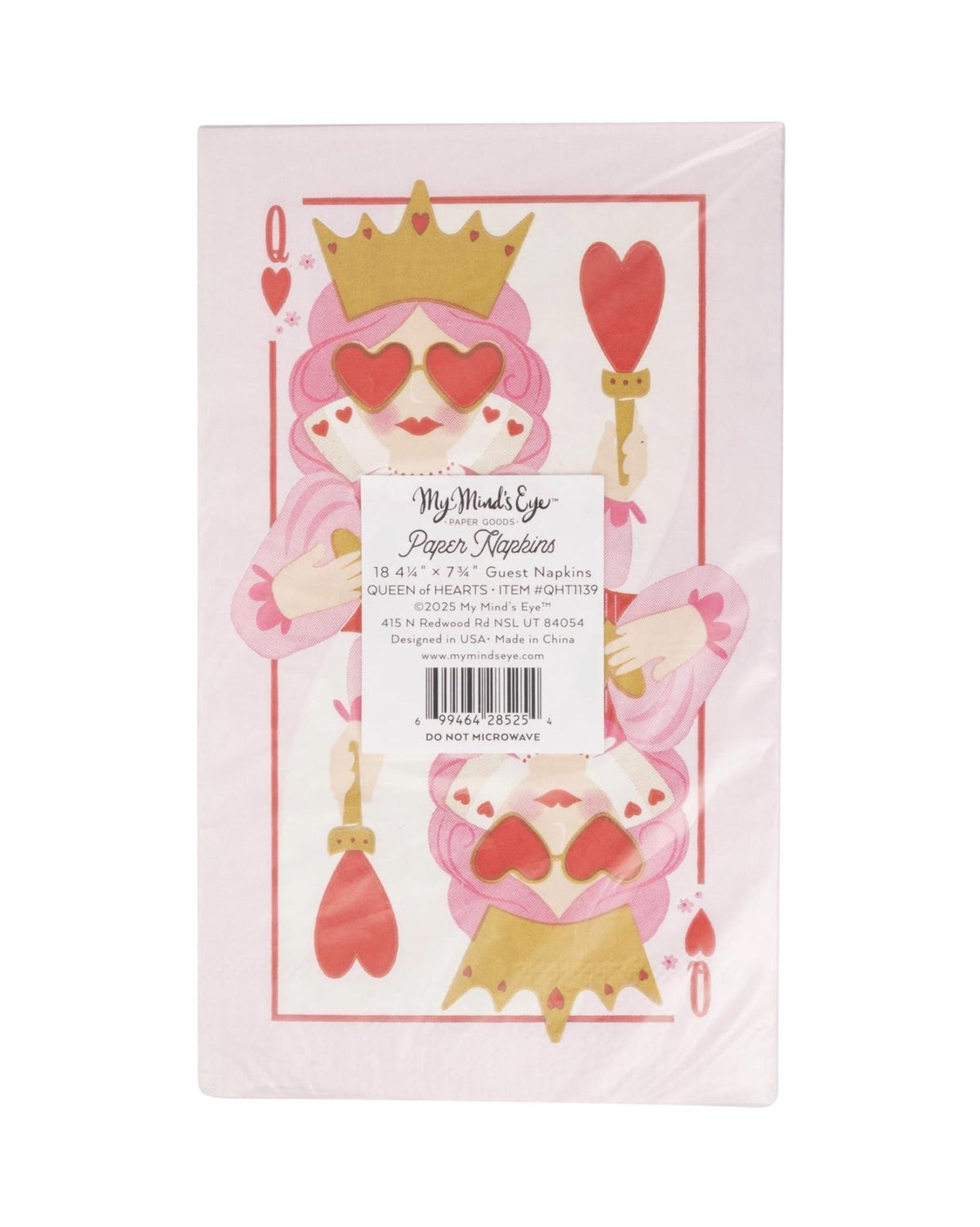 Queen of Hearts Napkins - Stesha Party