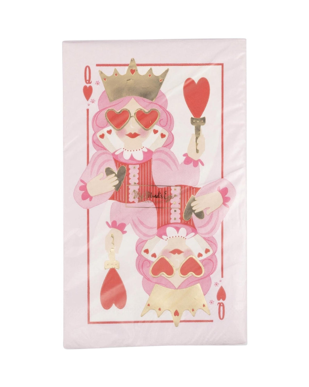 Queen of Hearts Napkins - Stesha Party
