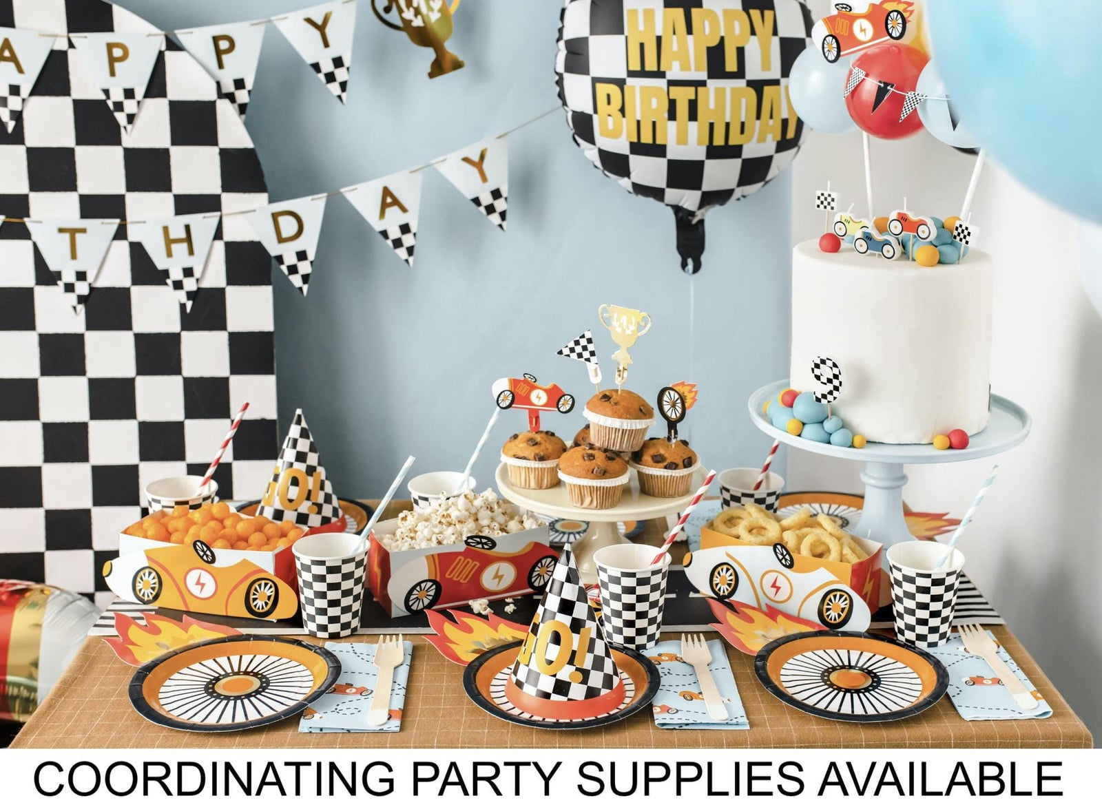 Race Car Balloon Bouquet - Stesha Party