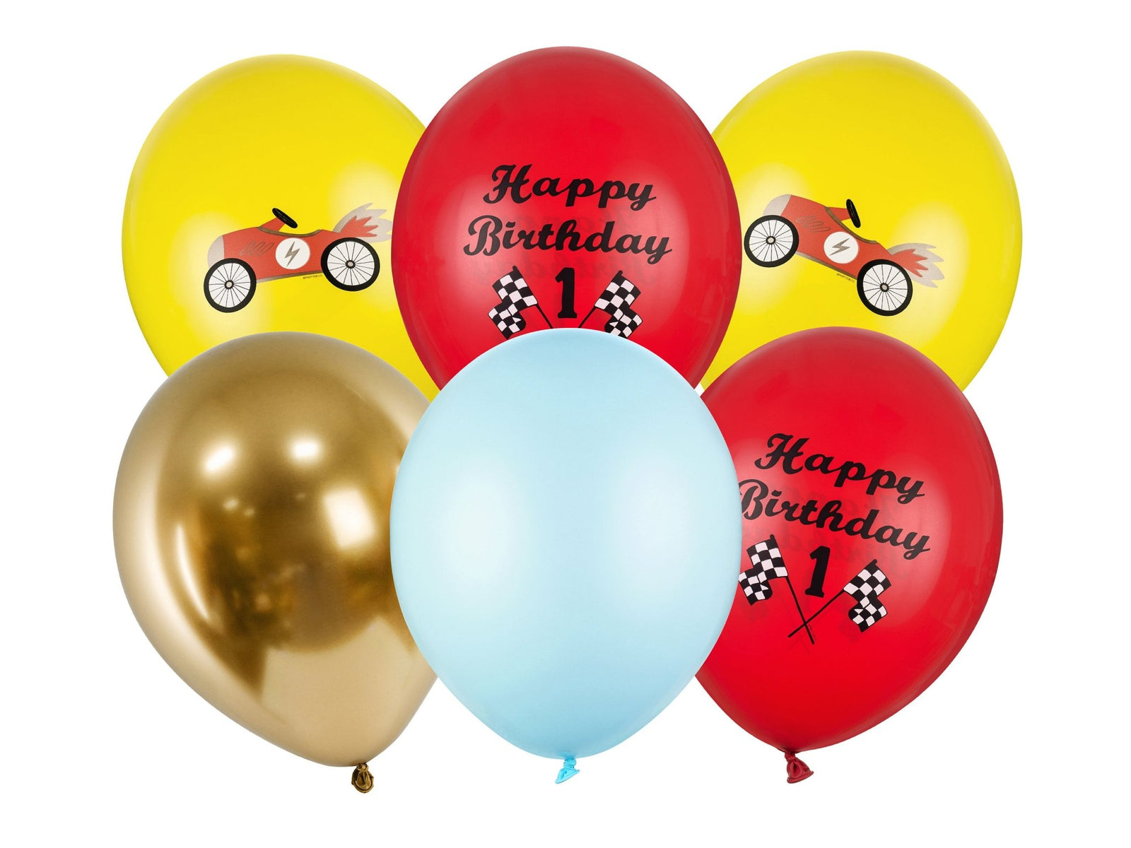 Race Car Balloon Bouquet - Stesha Party