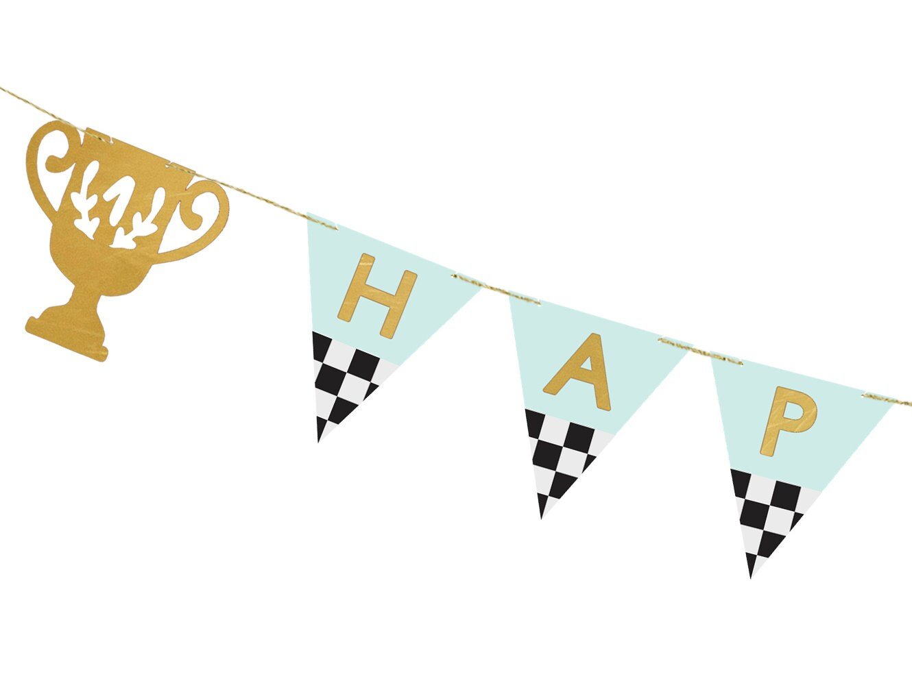 Race Car Birthday Banner - Stesha Party