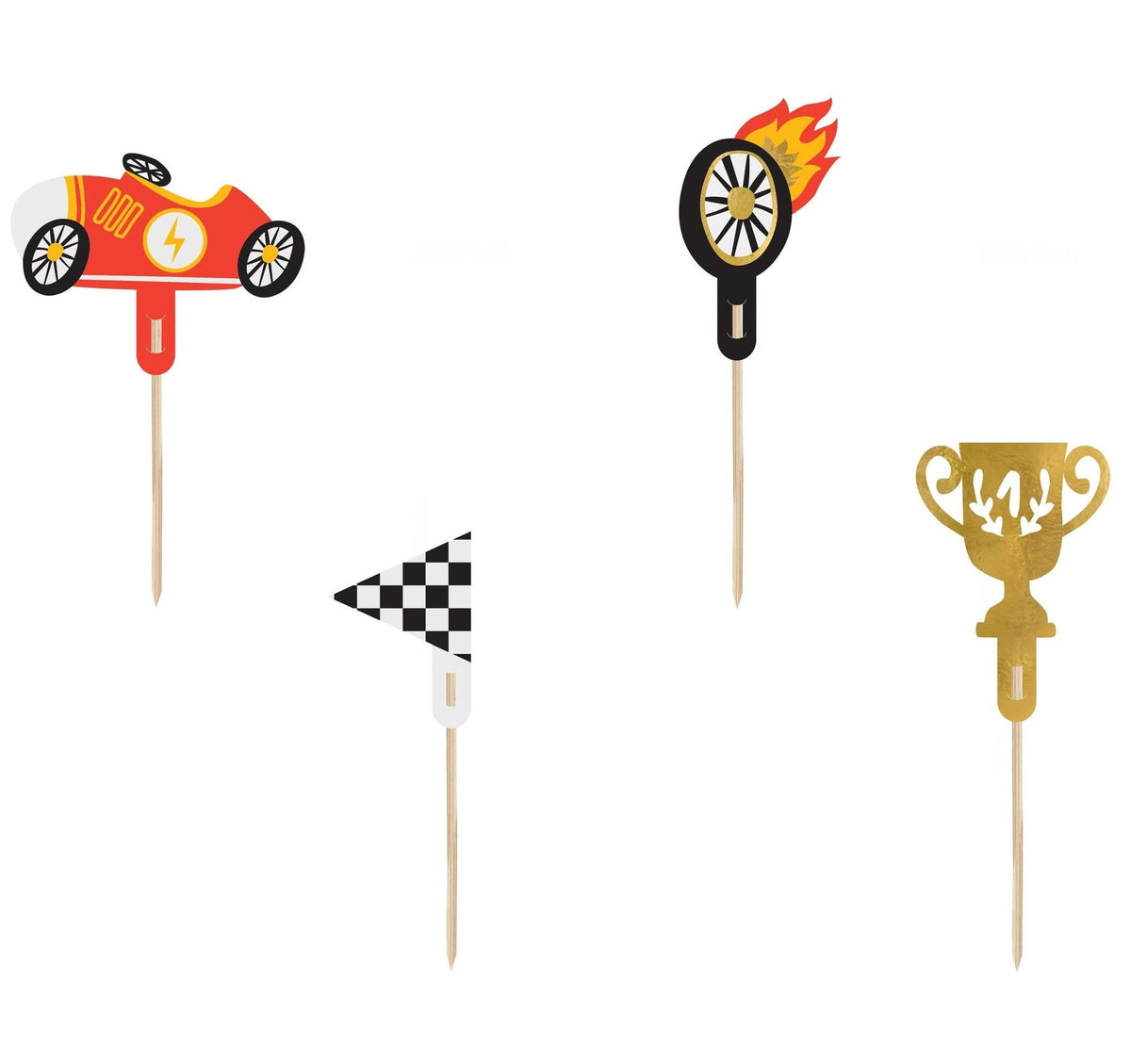 Race Car Cake Toppers - Stesha Party