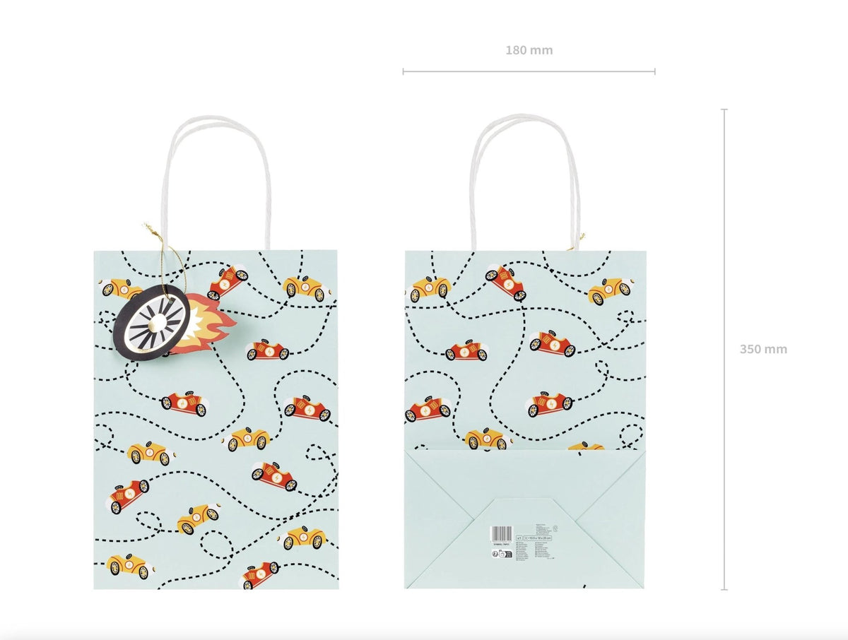 Race Car Gift Bag - Stesha Party