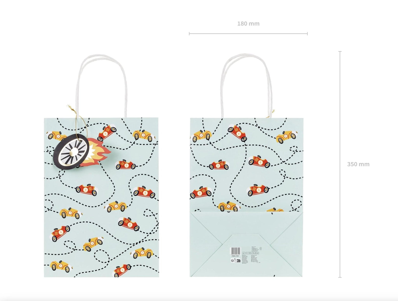 Race Car Gift Bag - Stesha Party