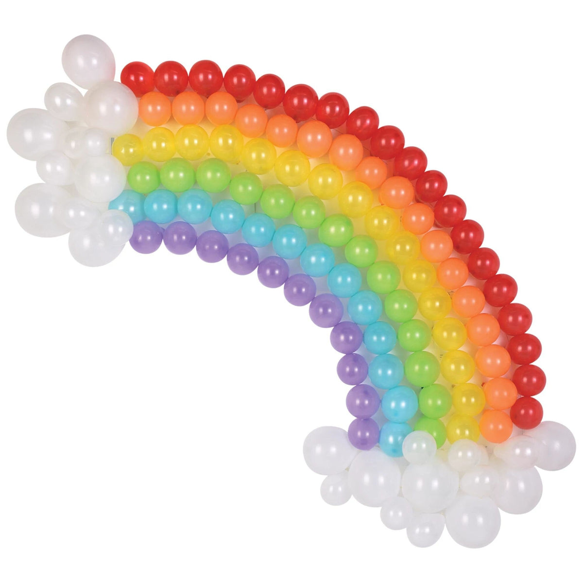 Rainbow Balloon Backdrop - Stesha Party