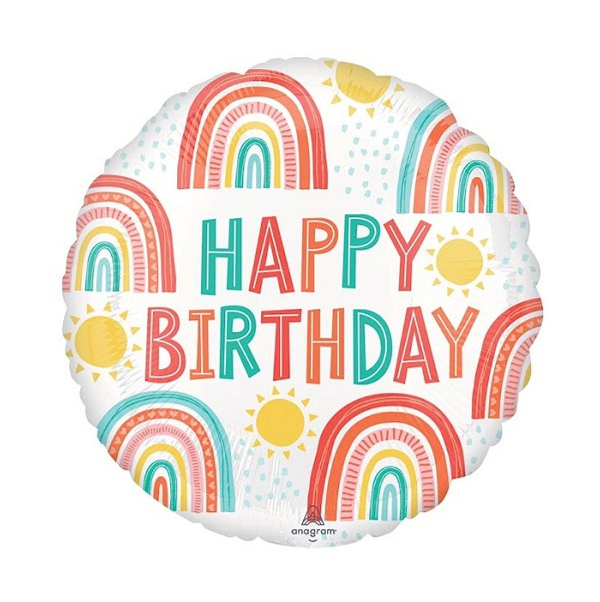 Rainbow Birthday Balloon - Stesha Party