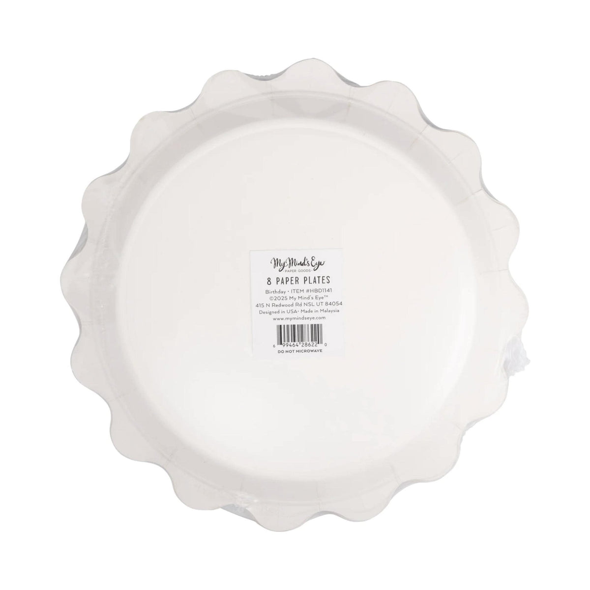 Rainbow Birthday Plates 8ct - Stesha Party