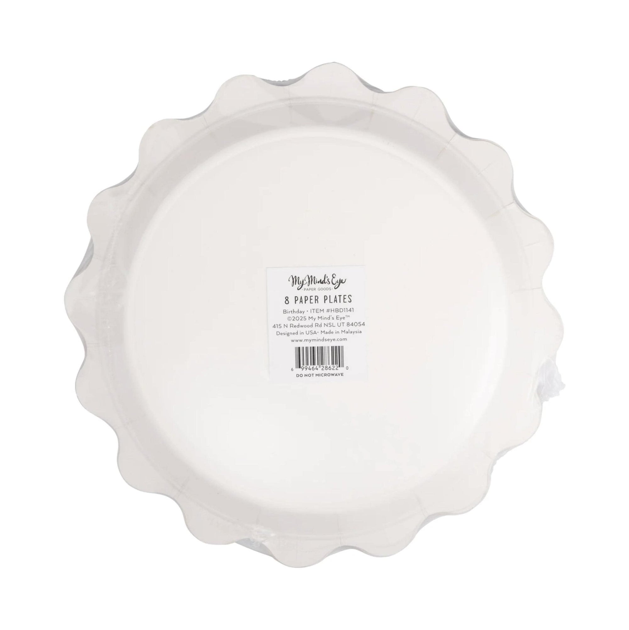 Rainbow Birthday Plates 8ct - Stesha Party