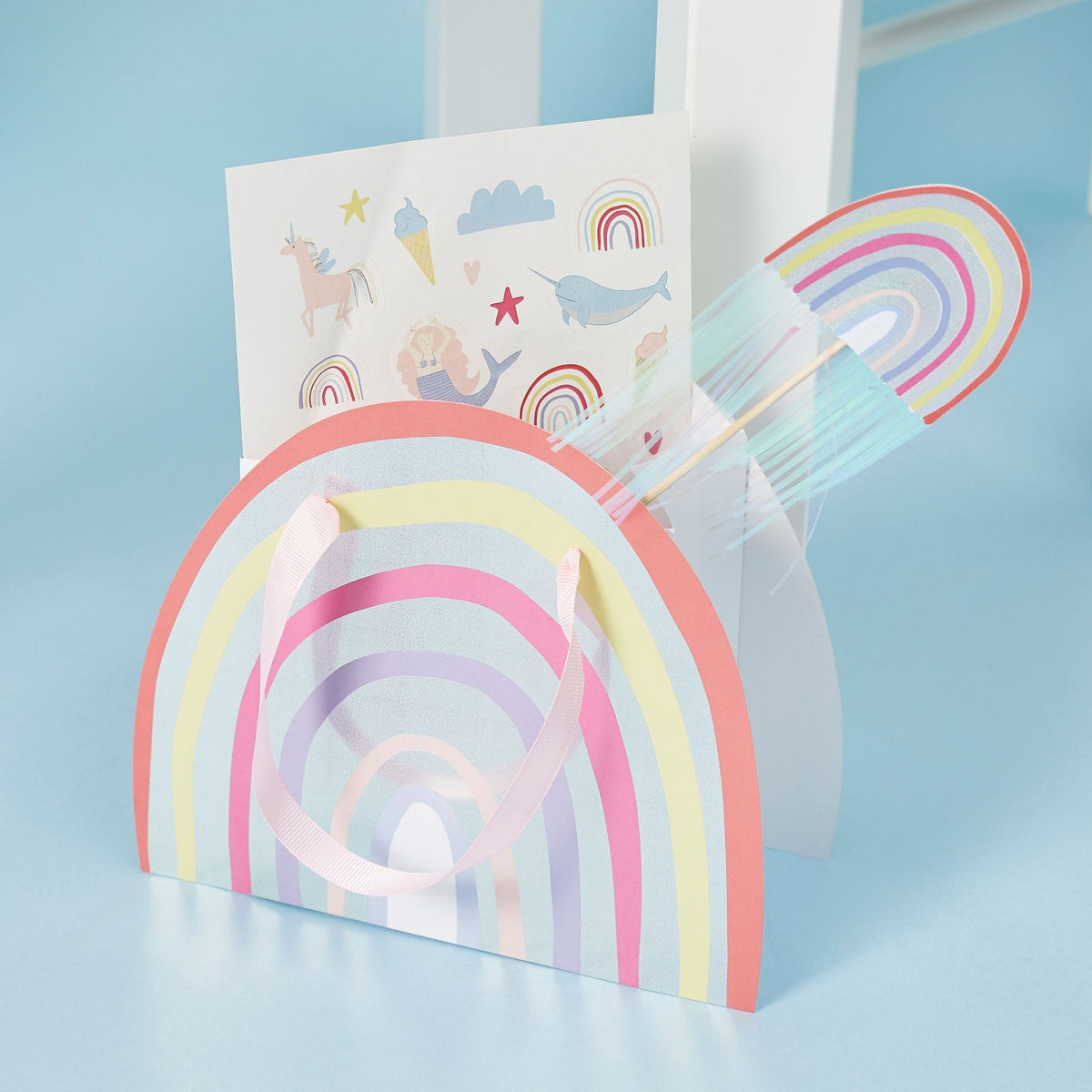 Rainbow Favor Bags 5ct - Stesha Party