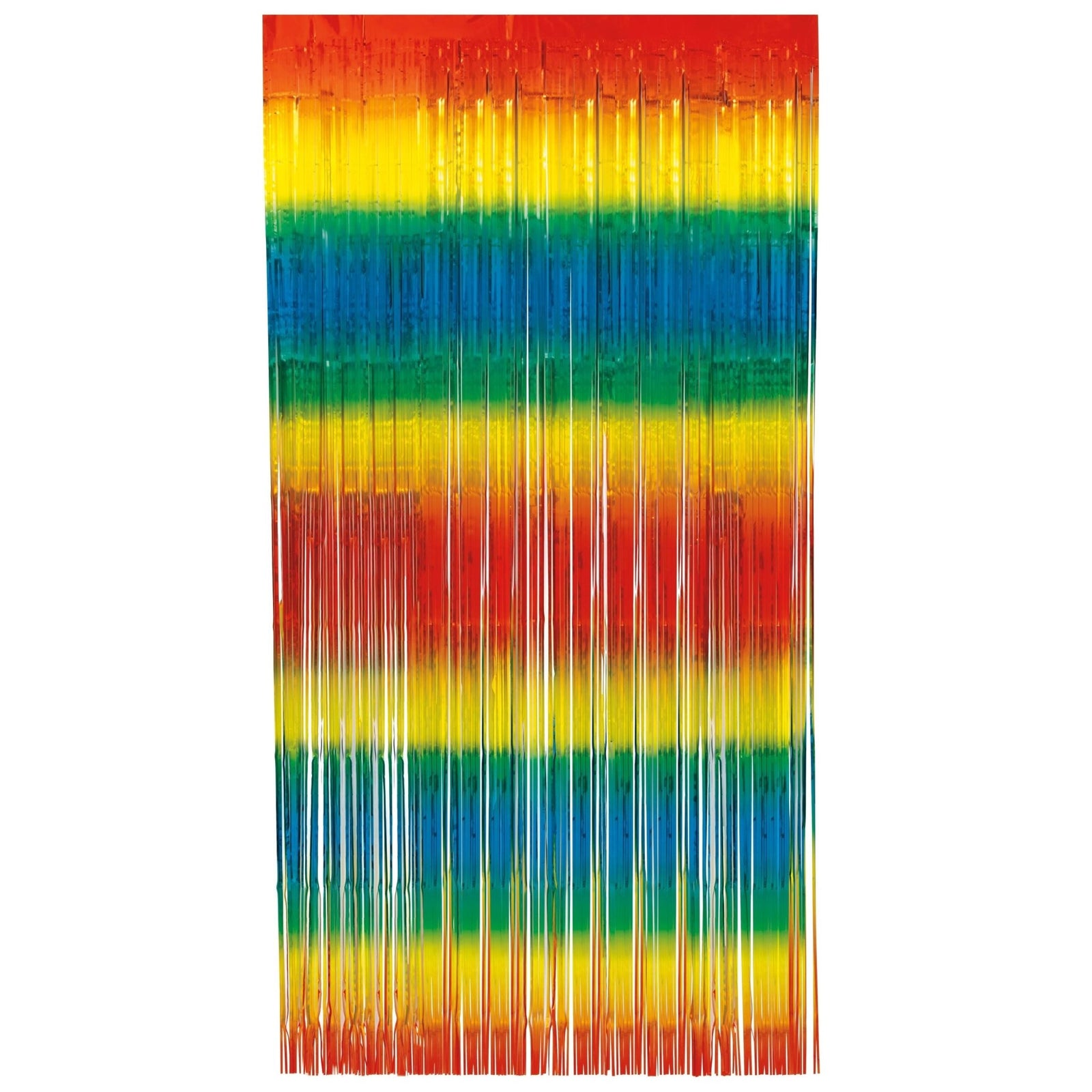 Rainbow Foil Fringe Door Curtain - Stesha Party