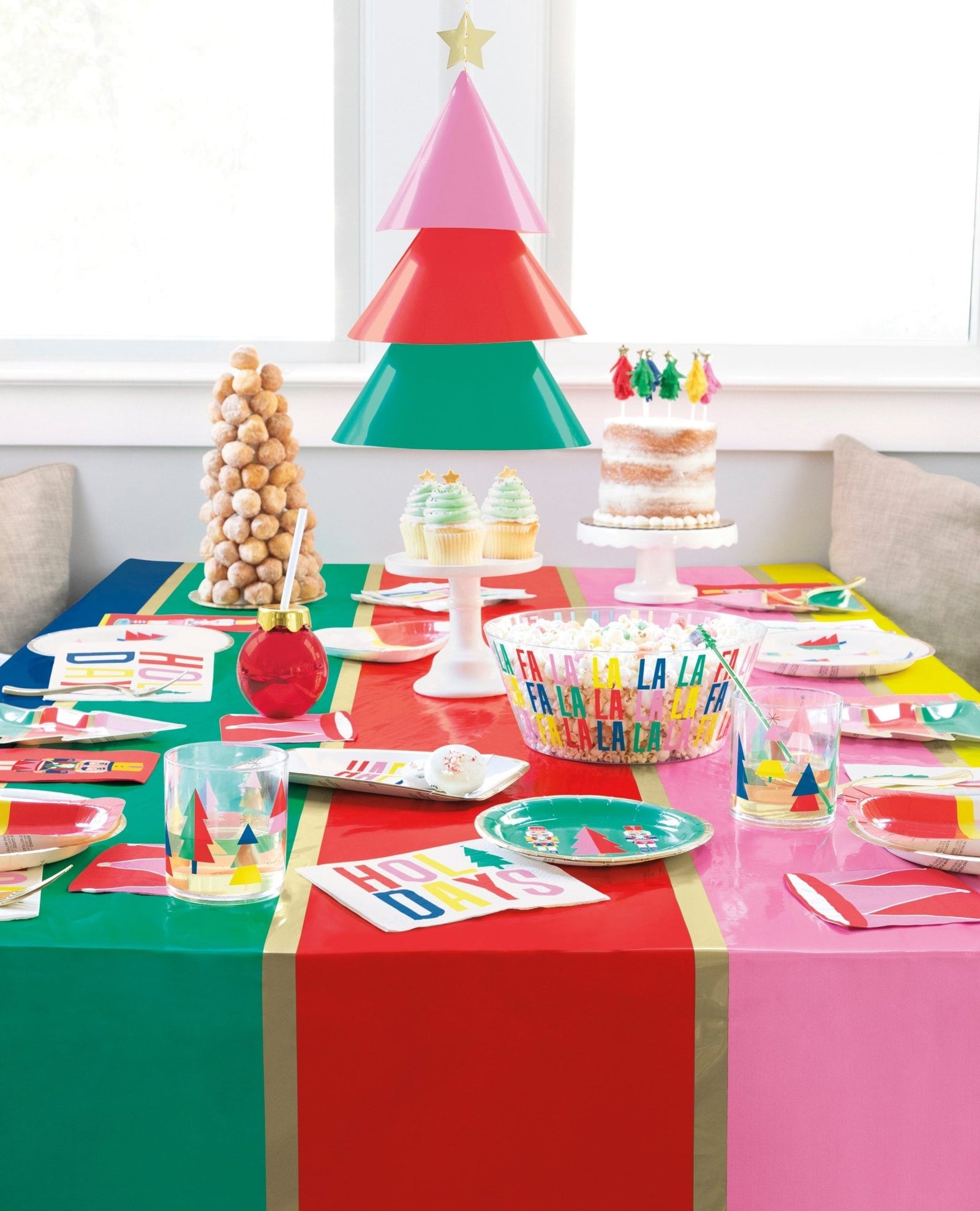 Rainbow Foil Tablecloth - Stesha Party