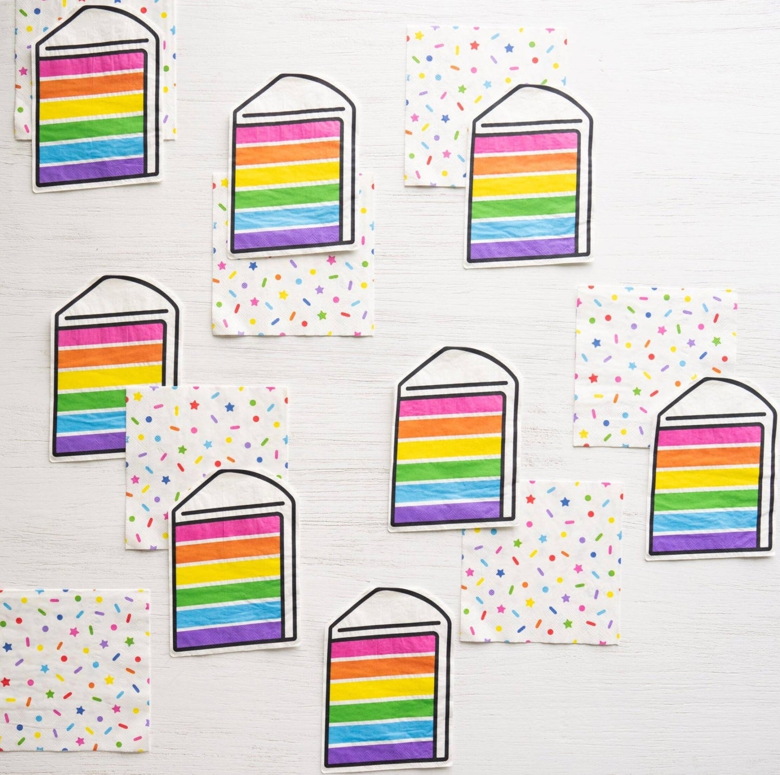 Rainbow Napkins - Stesha Party
