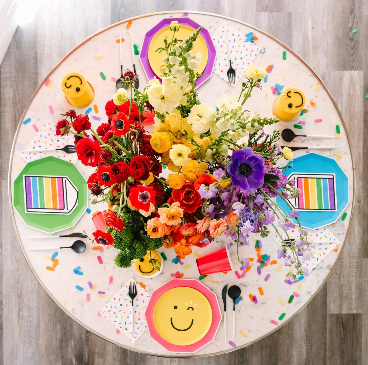 Rainbow Napkins - Stesha Party