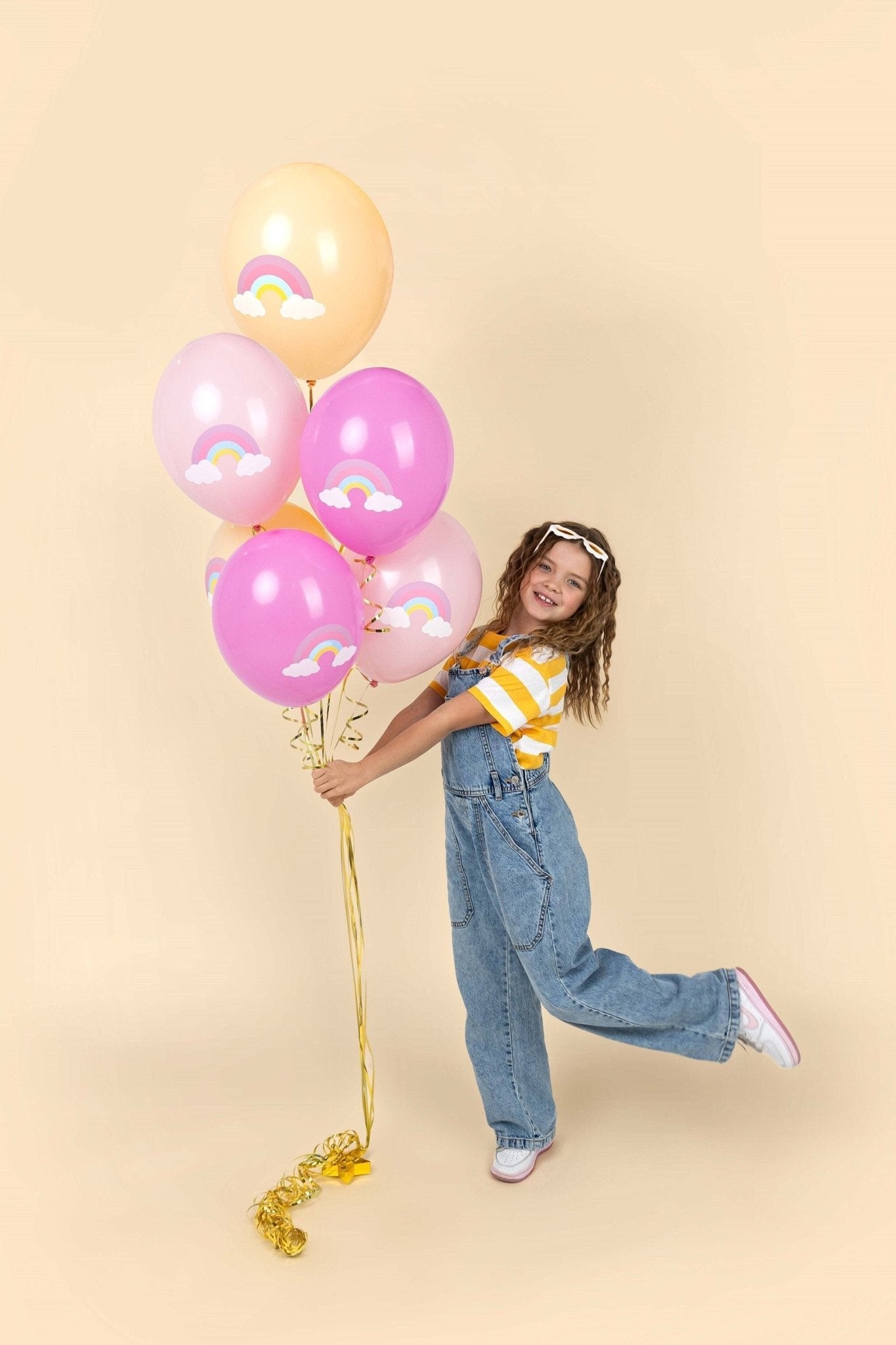 Rainbow Party Balloons - Stesha Party