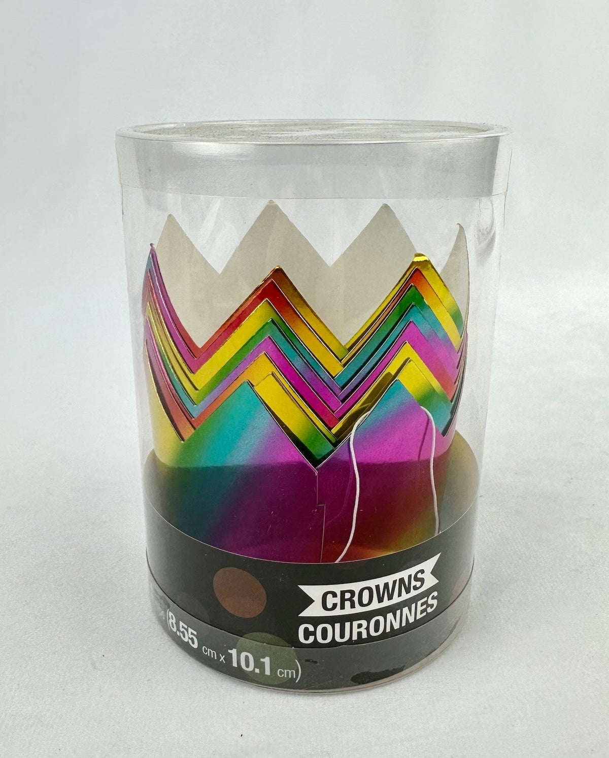 Rainbow Party Mini Crown Hats 8ct - Stesha Party