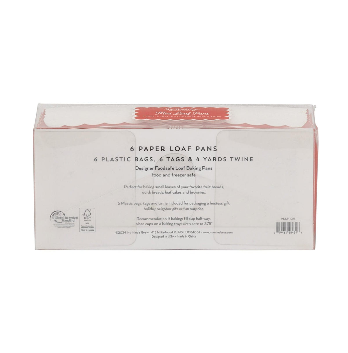 Red Bow Paper Loaf Pans - Stesha Party