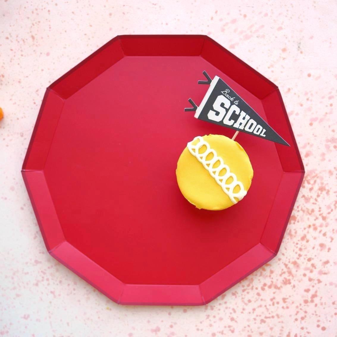 Red Dinner Plates - Stesha Party