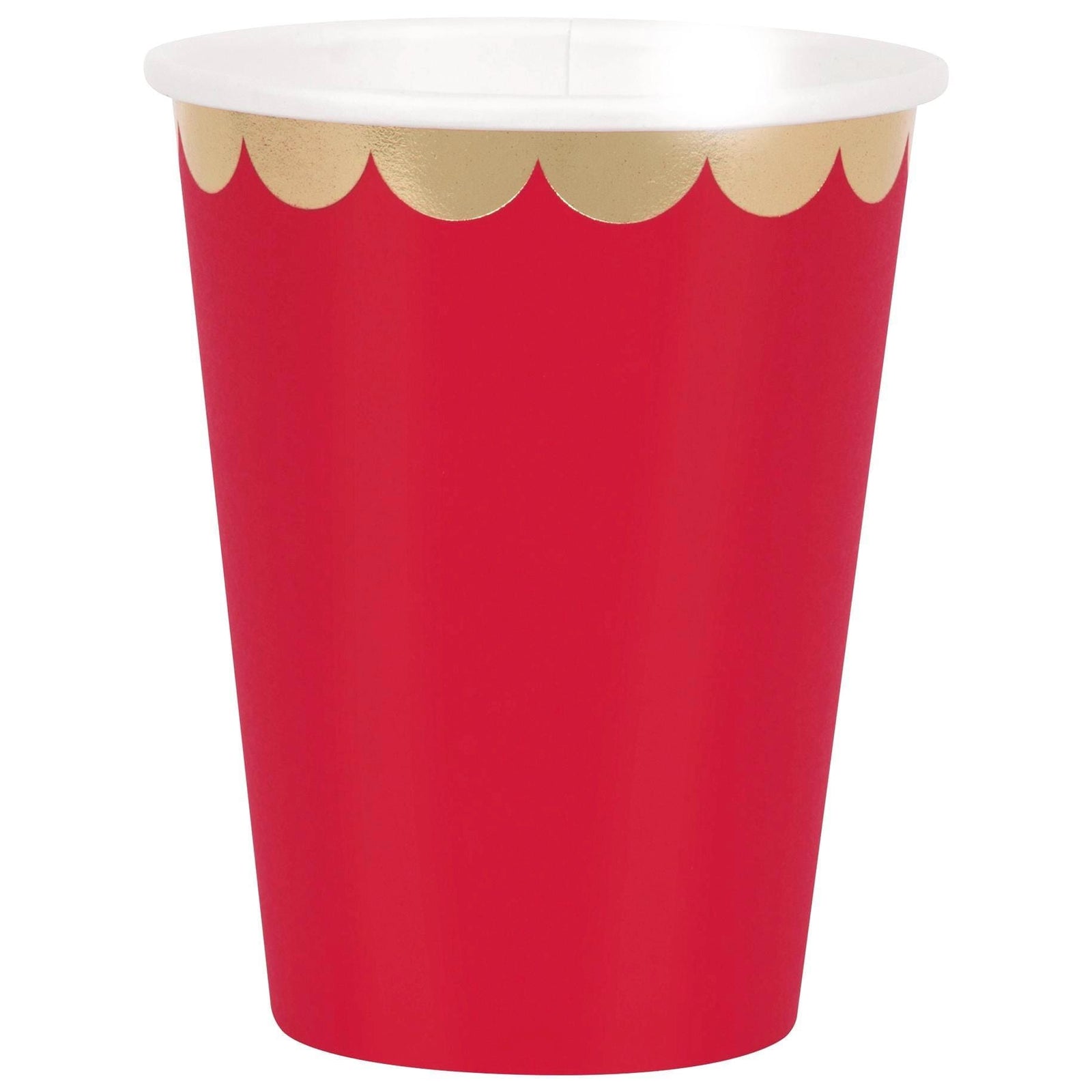 Red & Gold Party Cups - Stesha Party