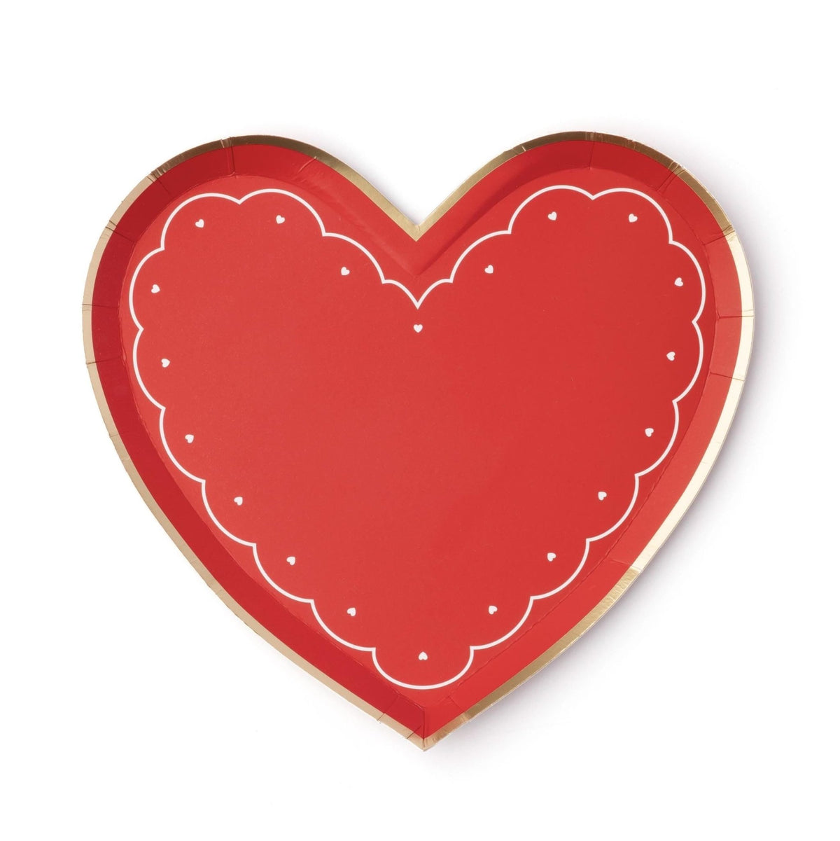Red Heart Plates - Stesha Party