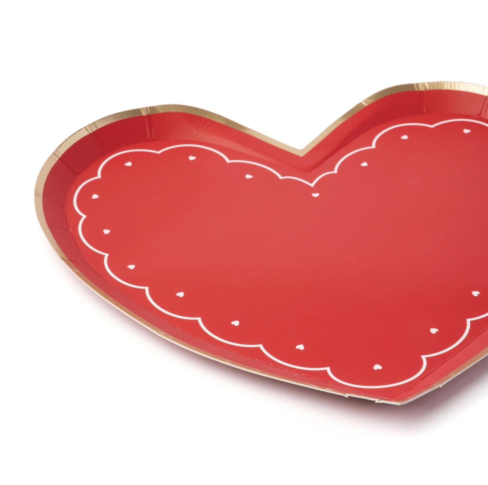 Red Heart Plates - Stesha Party