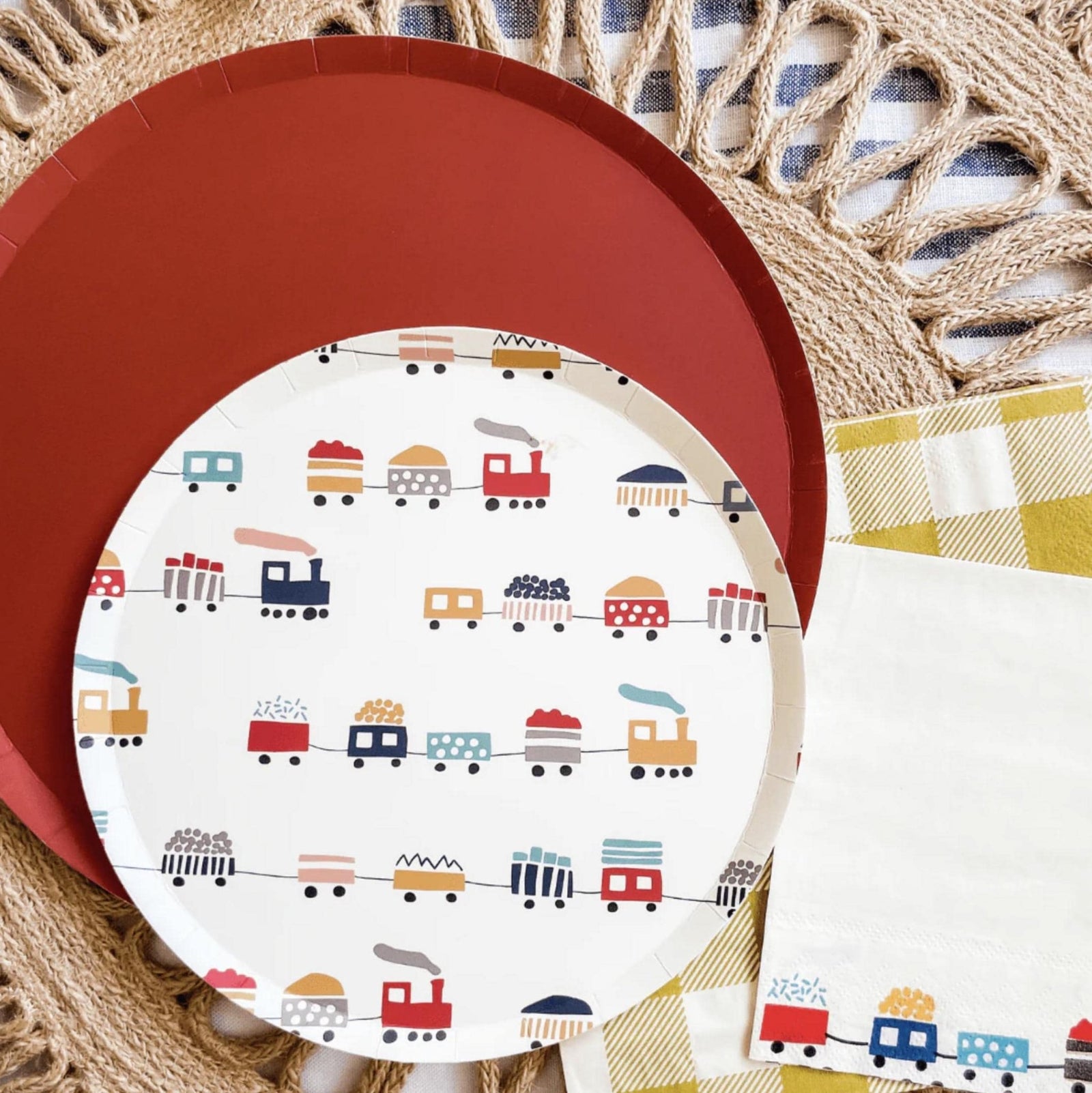 Red Party Plates 8ct - Stesha Party