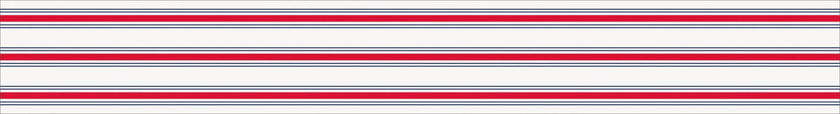 Red White Blue Americana Table Runner - Stesha Party