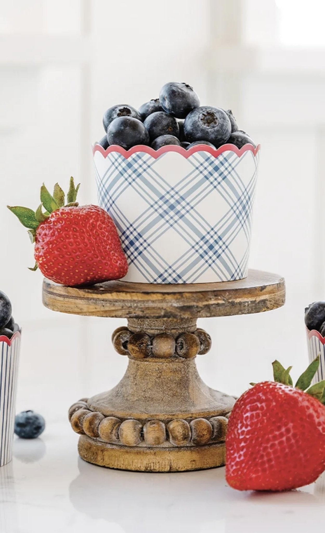 Red, White & Blue Paper Baking Cups 50ct - Stesha Party