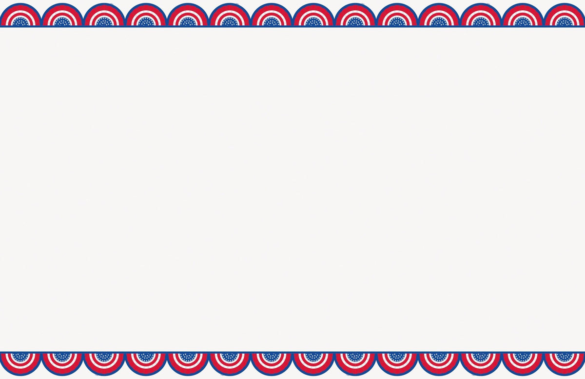 Red White & Blue Party Tablecloth - Stesha Party