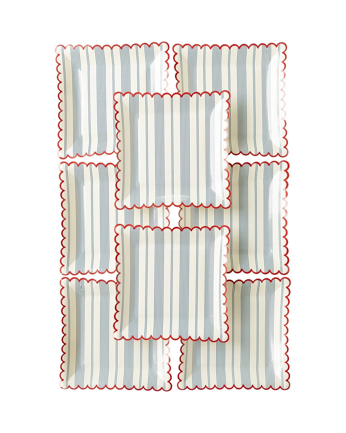 Red White & Blue Plates - Stesha Party