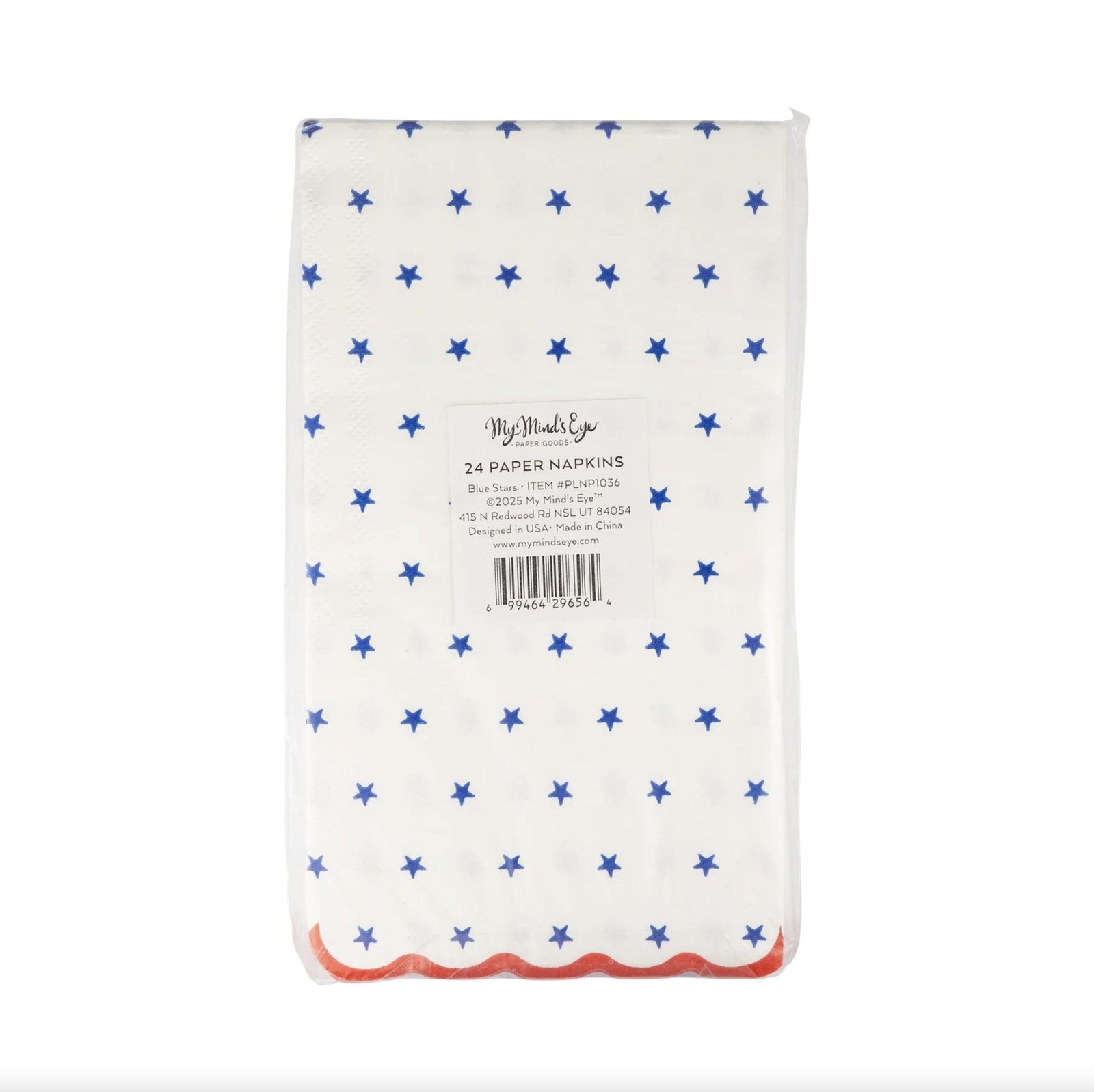 Red White Blue Star Napkins 24ct - Stesha Party