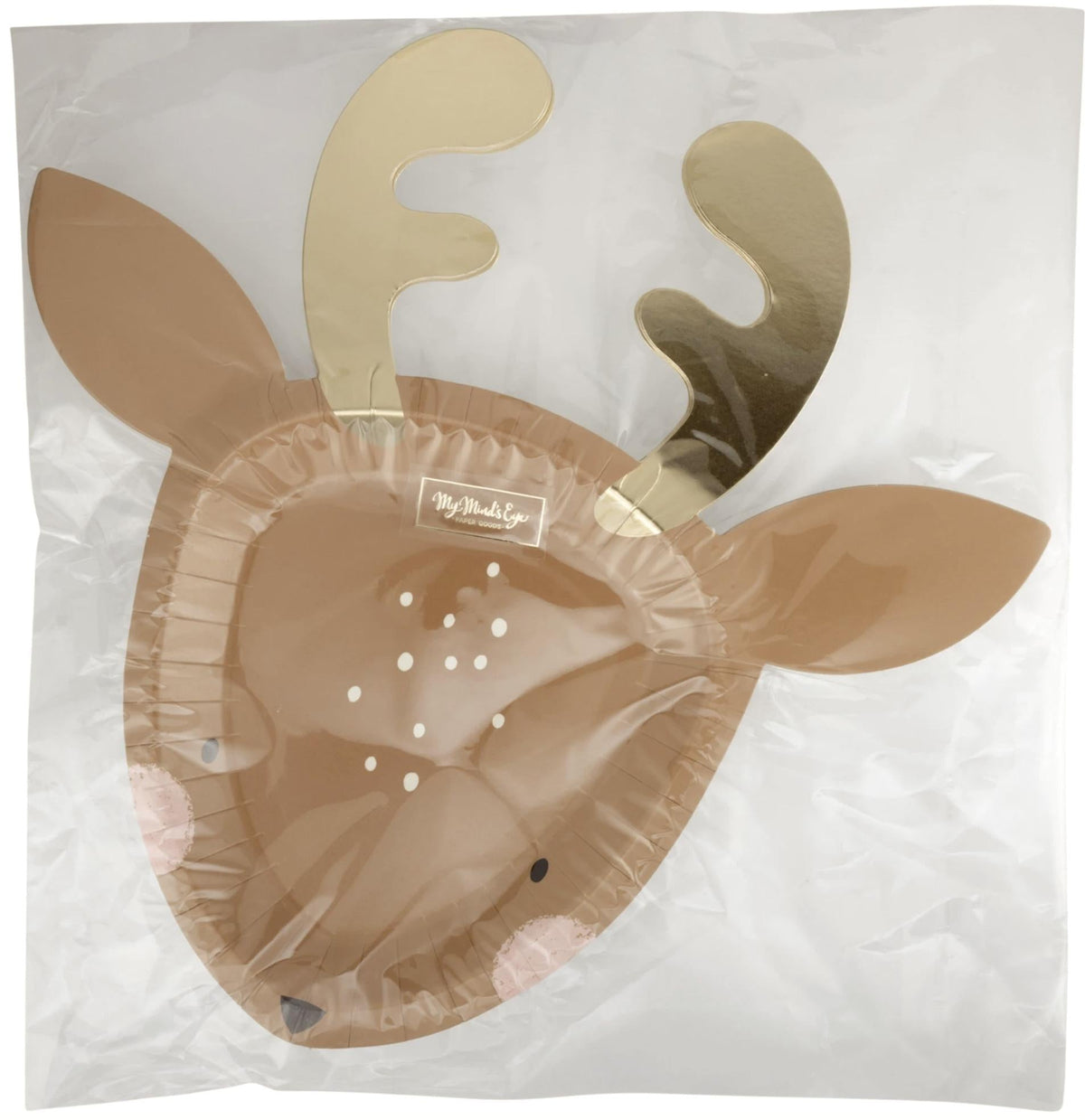 Reindeer Shaped Plates - Stesha Party