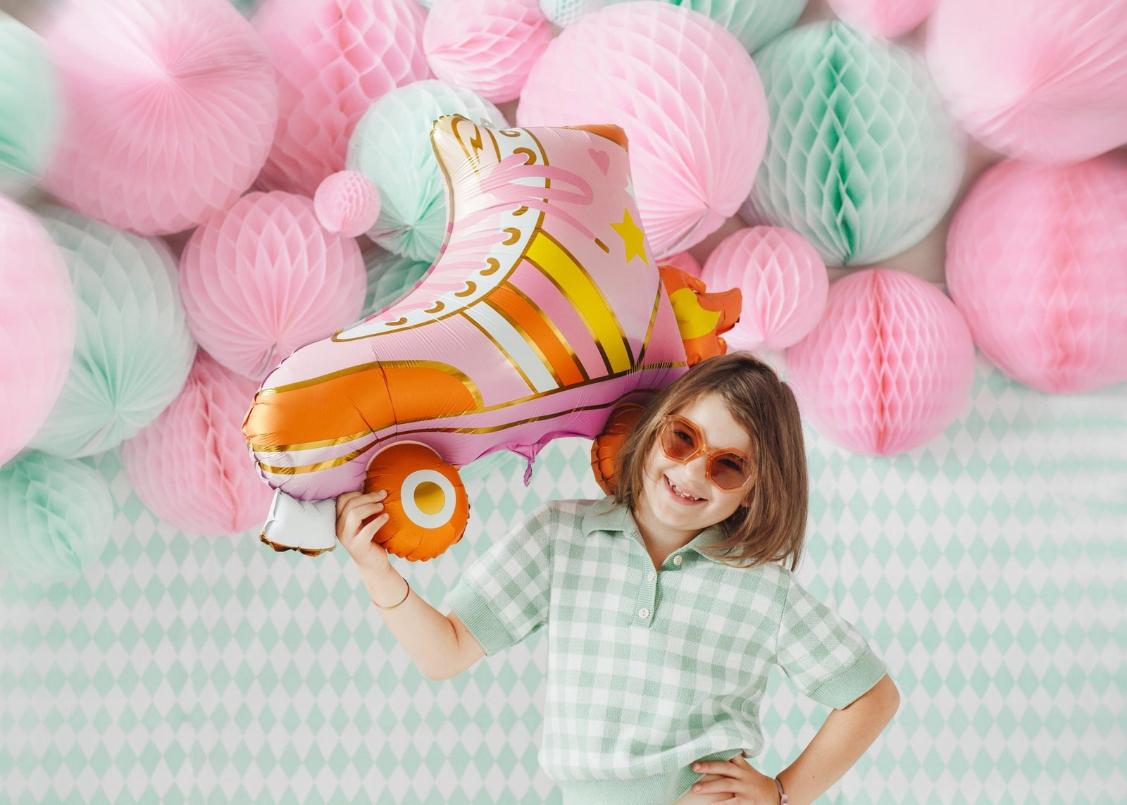 Retro Roller Skate Balloon - Stesha Party