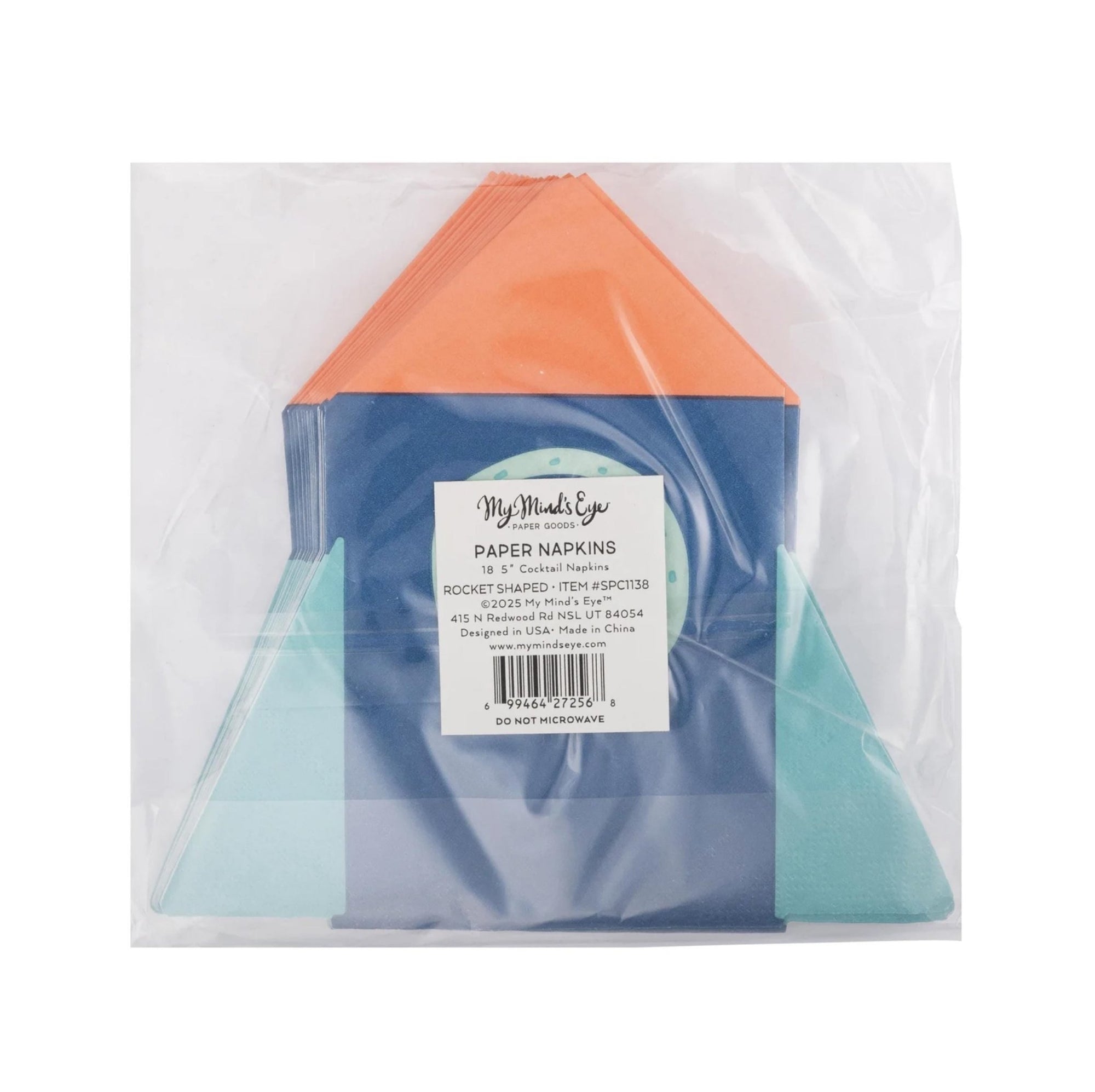 Rocket Ship Party Napkins - Stesha Party