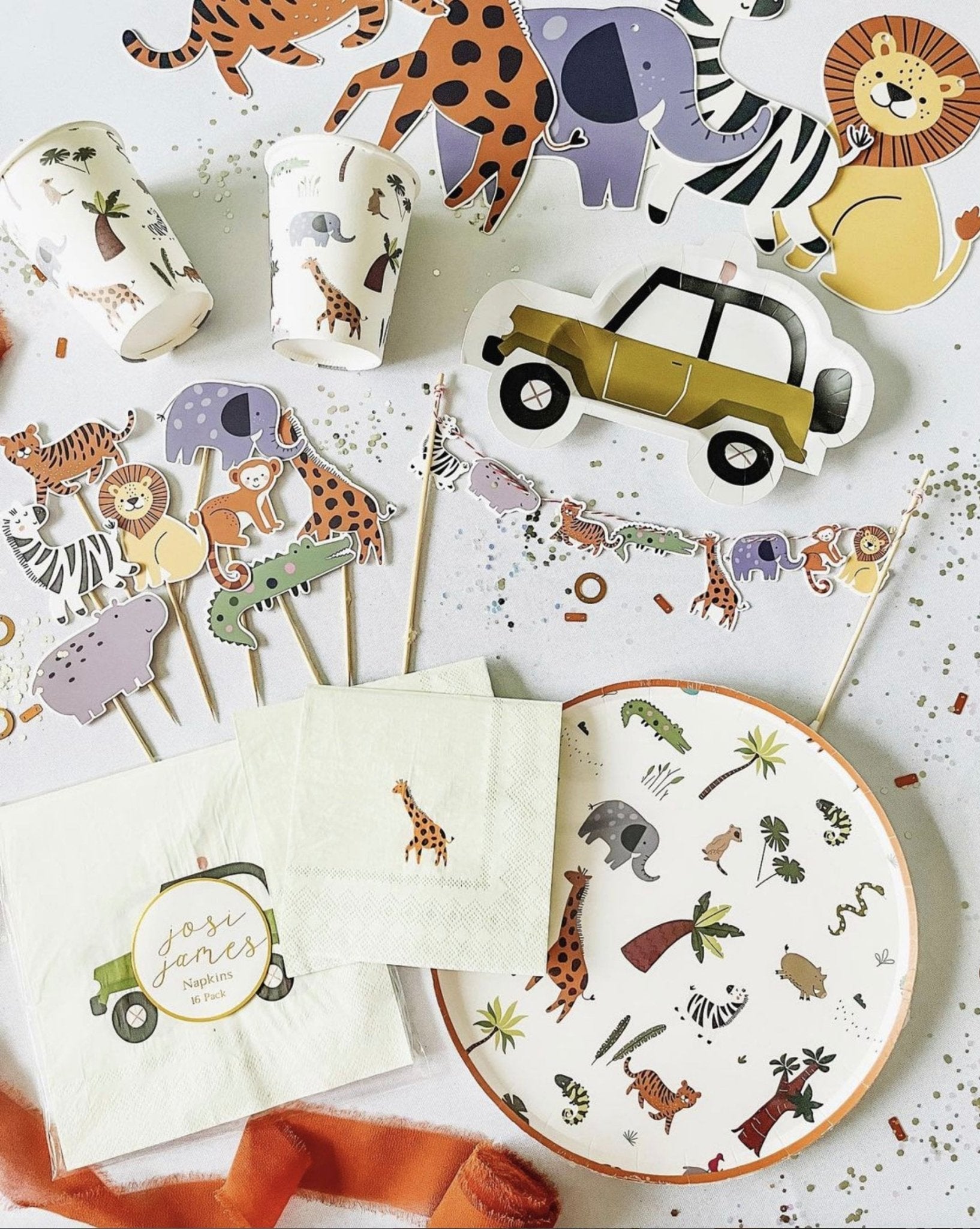 Safari Adventure Napkins 16ct - Stesha Party