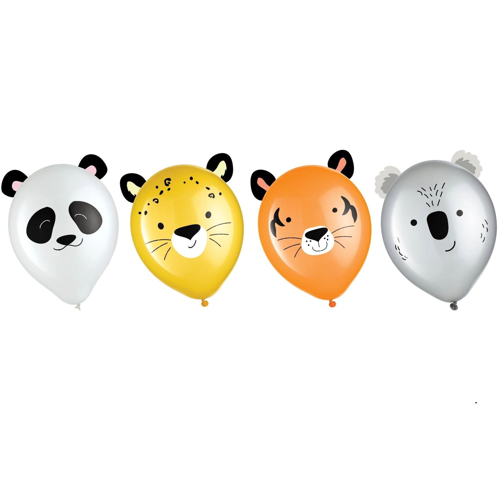 Safari Animal Party Balloons 6ct