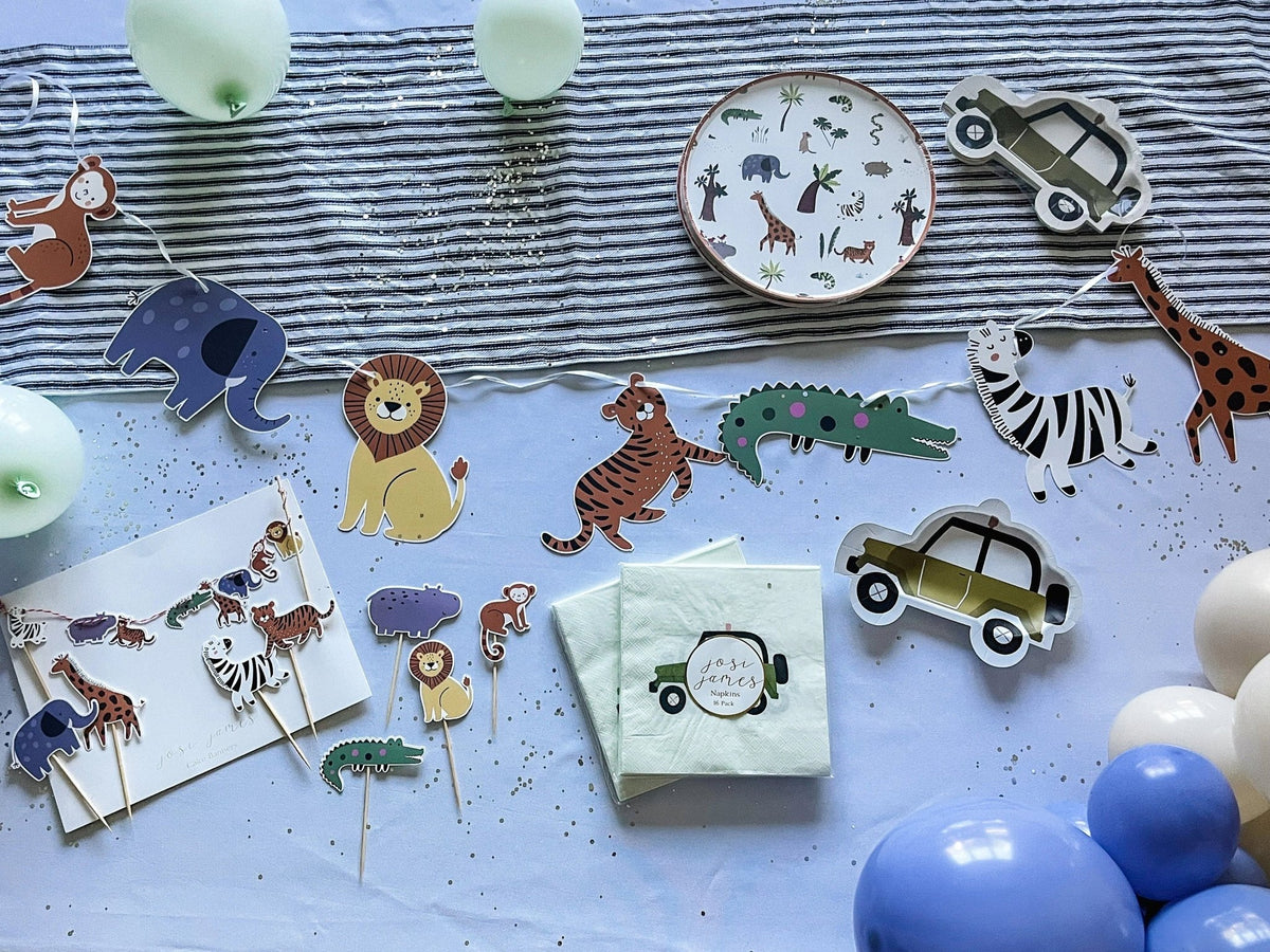 Safari Animals Party Cups 8ct - Stesha Party