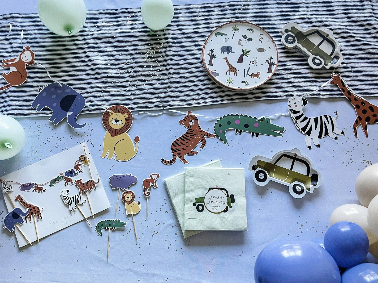 Safari Animals Party Cups 8ct - Stesha Party