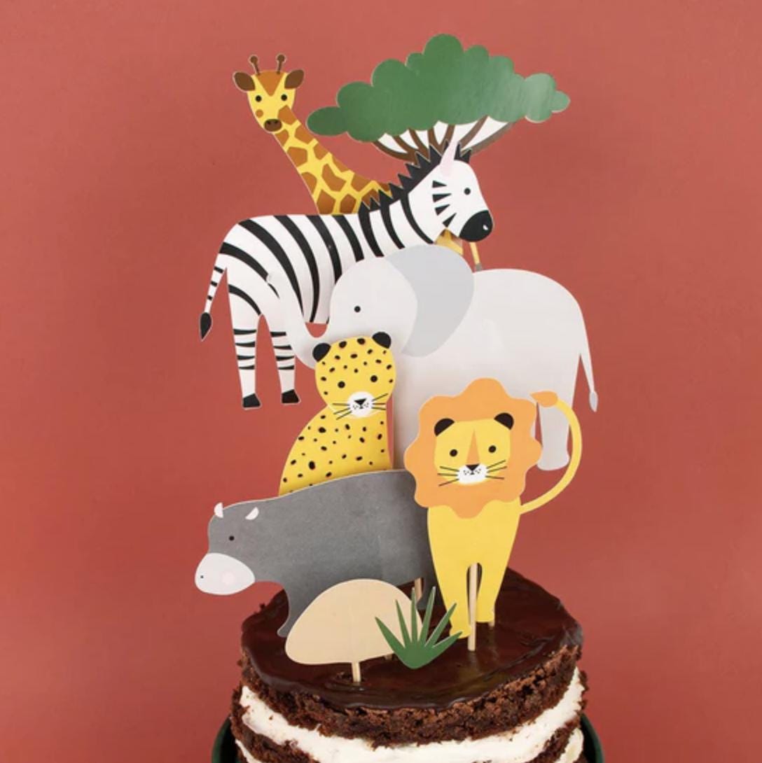 Safari Cake Toppers - Stesha Party