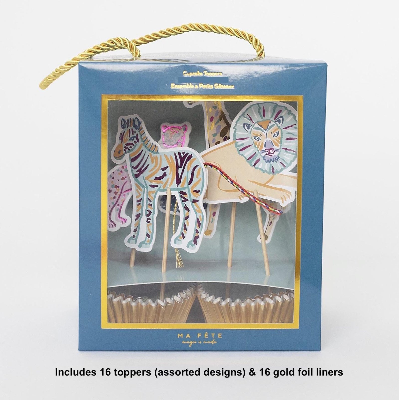 Safari Cupcake Toppers & Liners - Stesha Party