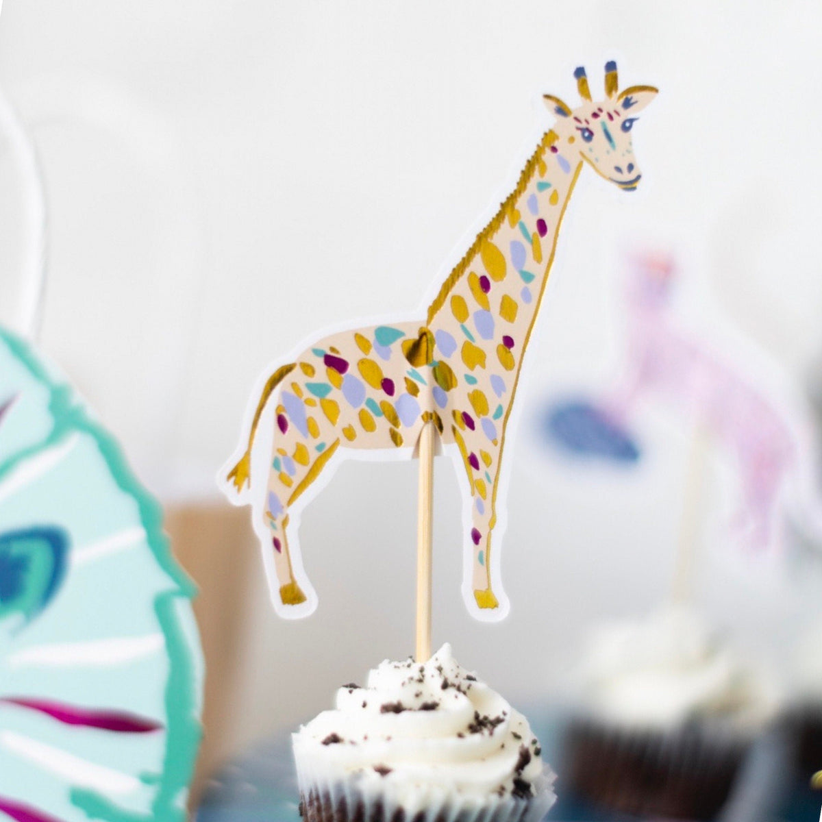 Safari Cupcake Toppers & Liners - Stesha Party