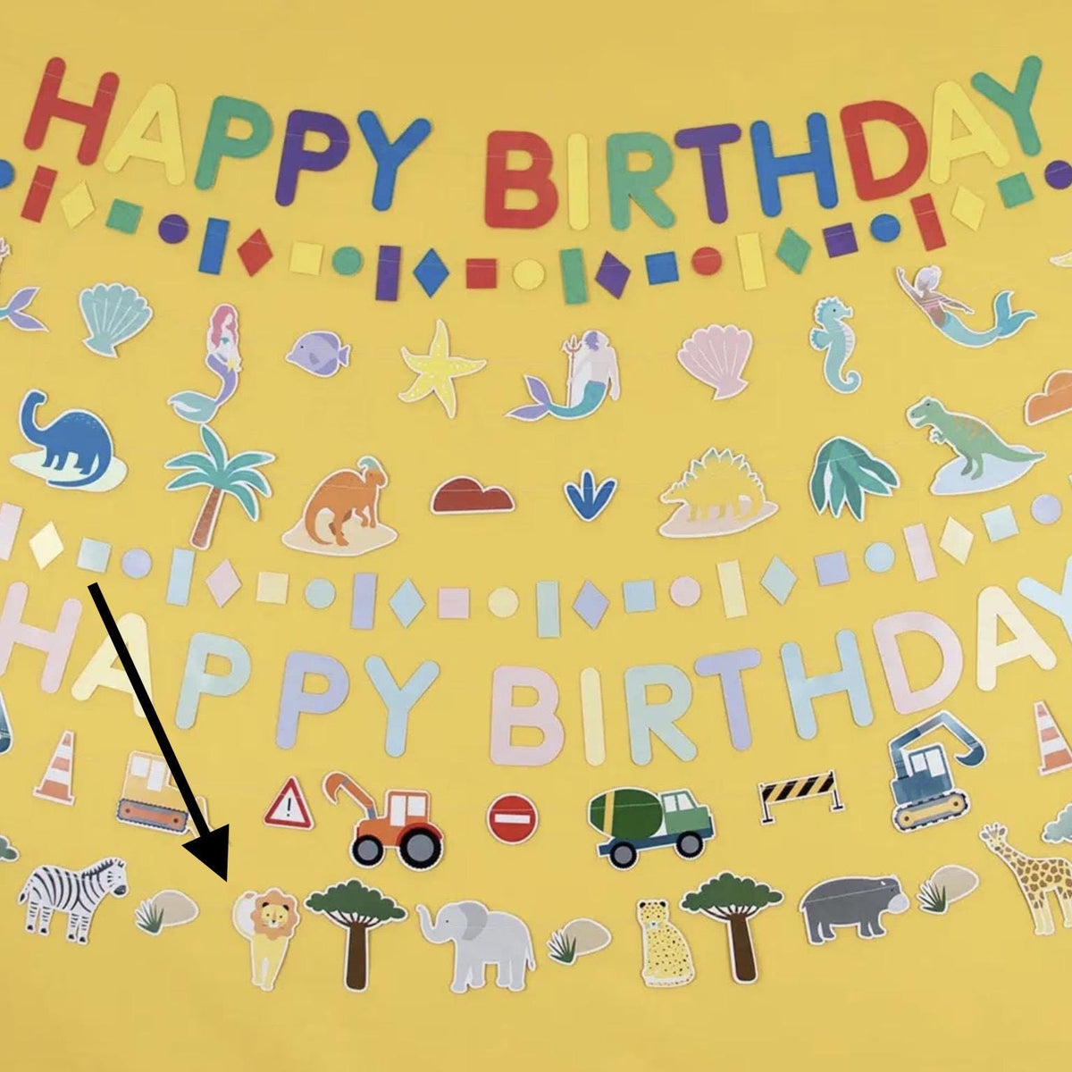 Safari Party Garland - Stesha Party