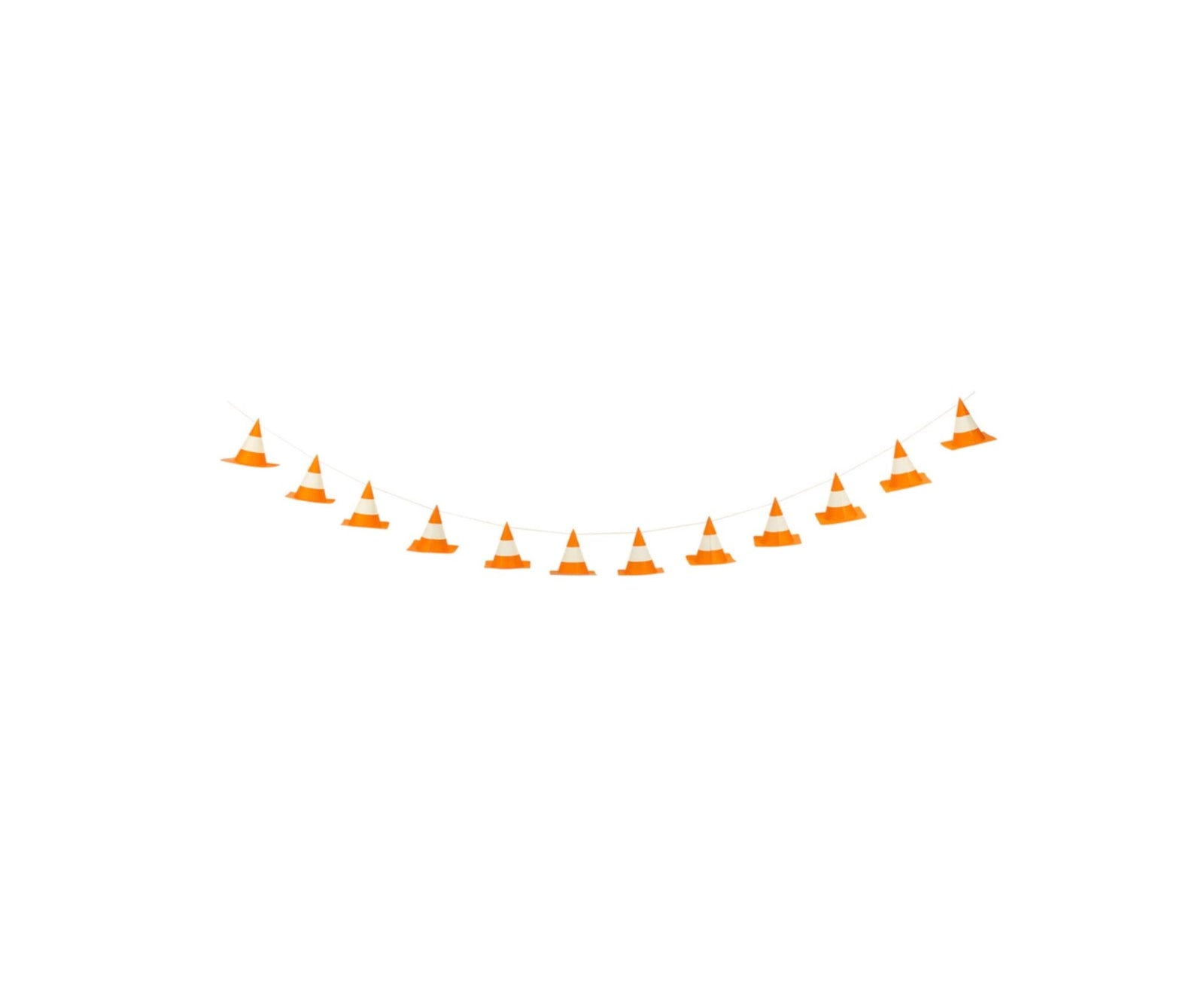 Safety Cone Party Banner - Stesha Party
